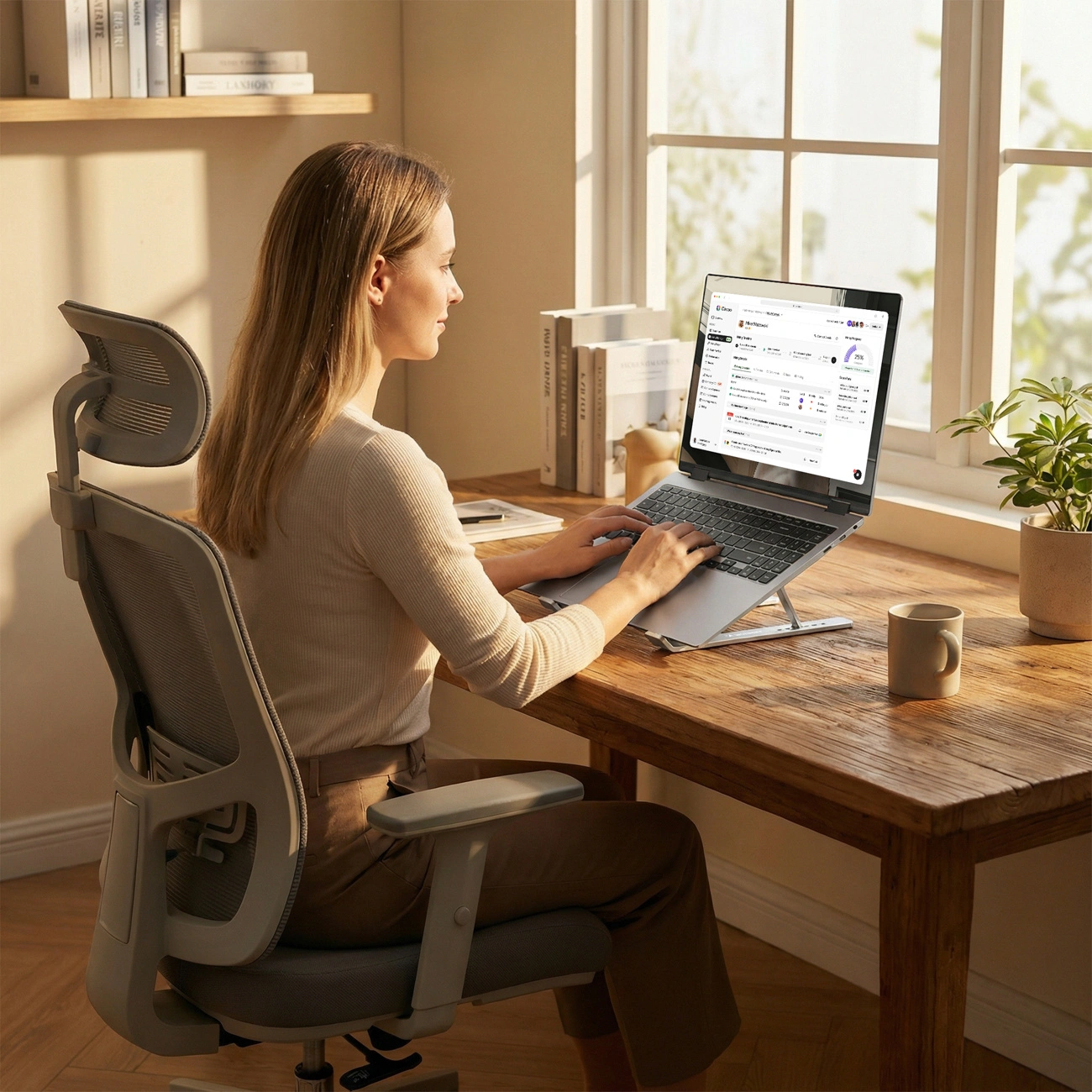 WZK WDCX-X8S Halterung für Laptop 10 Zoll - 16 Zoll, Silber