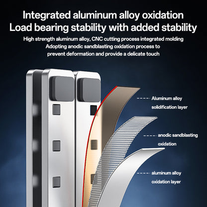 Yesido LP07 Ständer für Laptops 13 Zoll - 20 Zoll, Silber