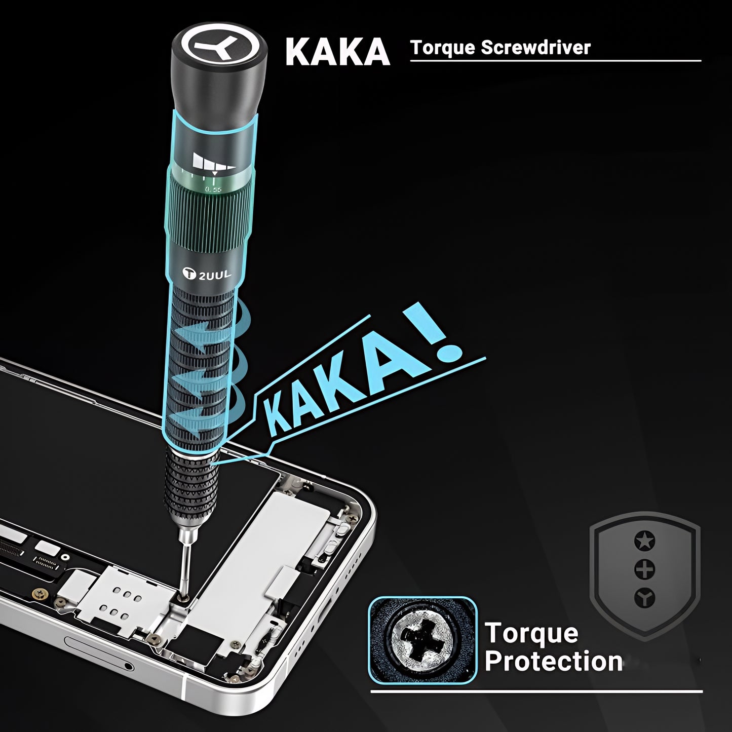Schraubendreher 2UUL SD21 Kaka, Pentalobe 0,8 mm