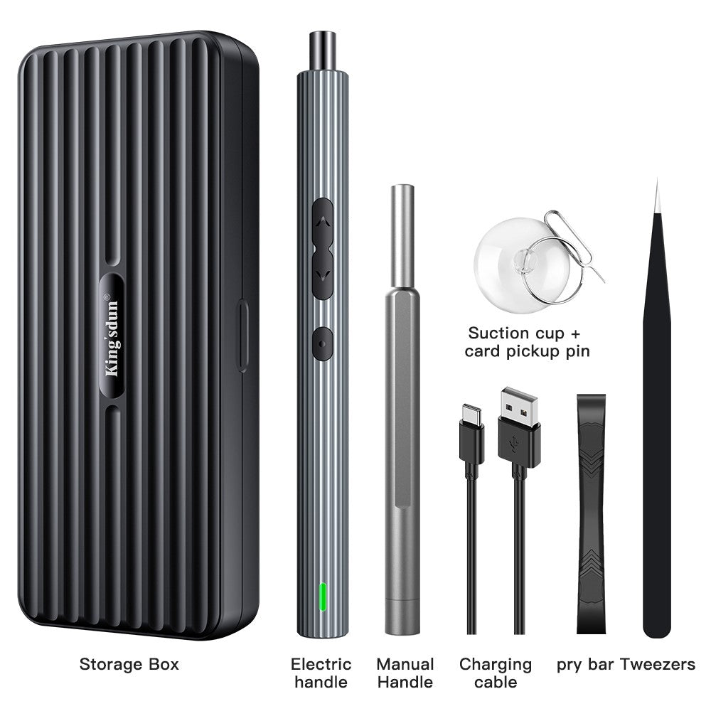 King'sdun KS-882058 Electric Screwdriver, 58in1, Gray