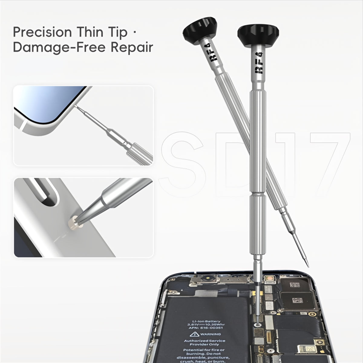 Schraubendreher RF4 RF-SD17 Mini, 6in1