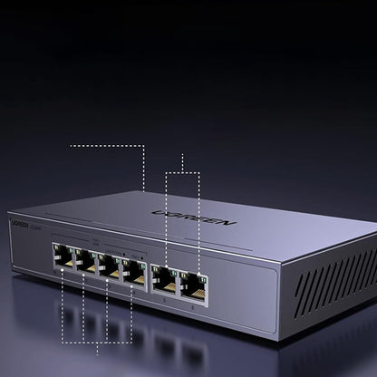 UGREEN CM741 Netzwerkswitch (35371EU), Grau