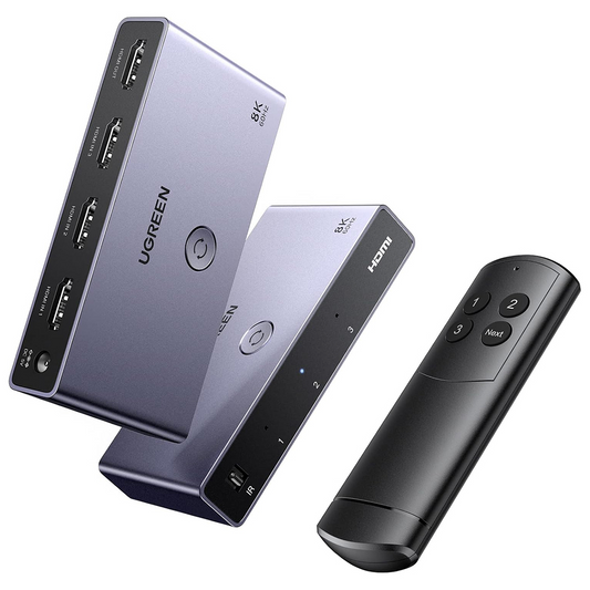 HDMI Video Switch UGREEN CM624 (15604), Grau, Wiederverpackt