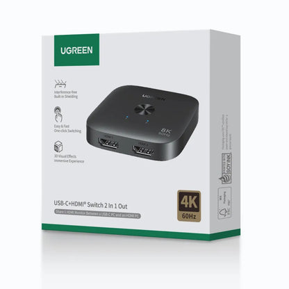 Switch Video HDMI UGREEN 65877, Schwarz