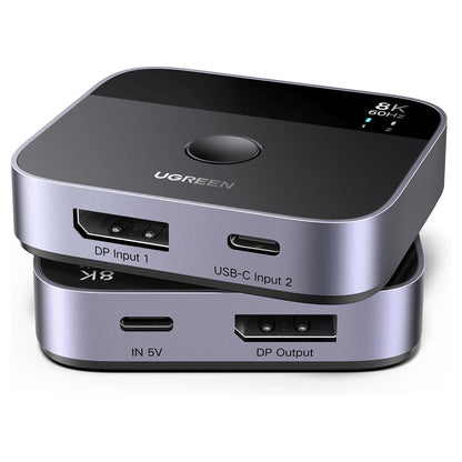 Switch Video DisplayPort / USB-C UGREEN 65878, Schwarz