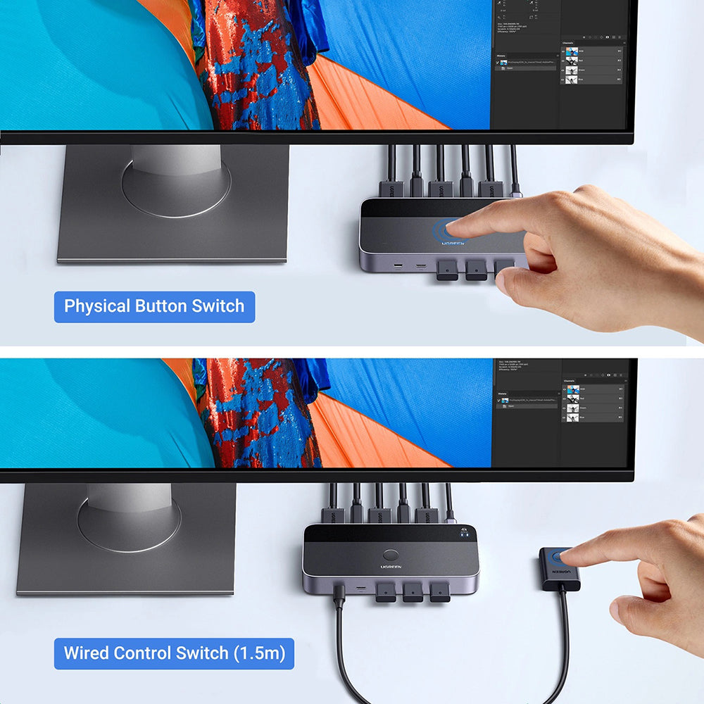HDMI Video Switch UGREEN CM664, Schwarz