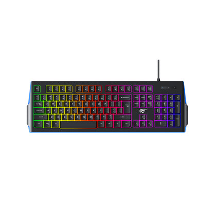 Gaming-Tastatur HAVIT KB866L, RGB, 1,4m, Schwarz Rot