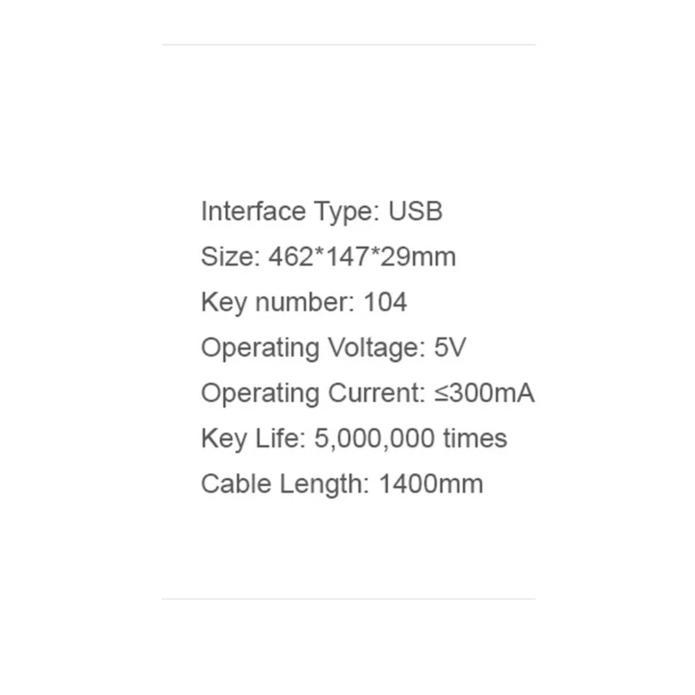 Gaming-Tastatur HAVIT KB866L, RGB, 1,4m, Schwarz Rot