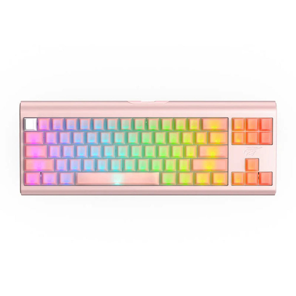 Gaming-Tastatur HAVIT KB896L, RGB, 1.2m, Rosa
