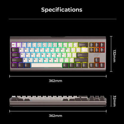 HAVIT KB896L Gaming Keyboard, RGB, 1.2m, Green
