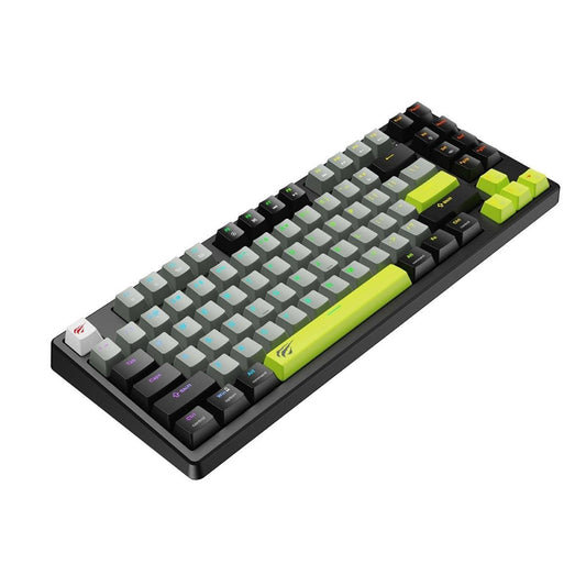 Gaming-Tastatur HAVIT KB904L, RGB, 1,8m, Schwarz Grün