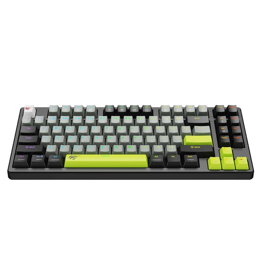 Gaming-Tastatur HAVIT KB904L, RGB, 1,8m, Schwarz Grün