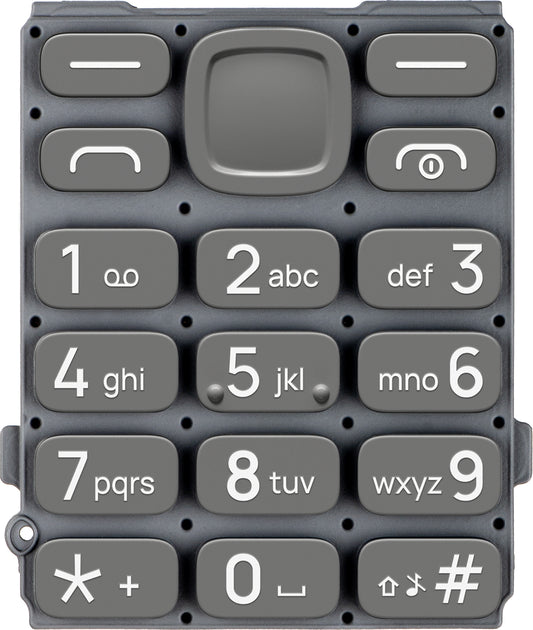 Lateinische Tastatur HMD 130 Music, Grau, Service Pack SP20Z14Z1457Y