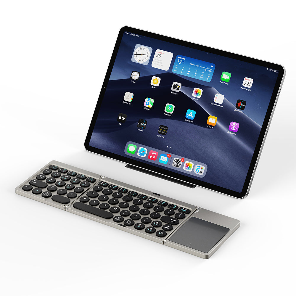 Faltbare Bluetooth-Tastatur DUX DUCIS, Schwarz