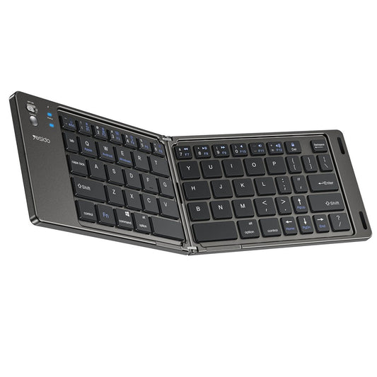 Faltbare Bluetooth-Tastatur Yesido KB27, Schwarz