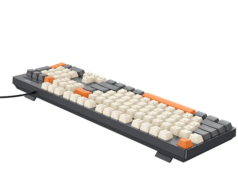 Kabelgebundene USB-Tastatur HOCO GM61 Tri-Color, 1,45 m, Grau