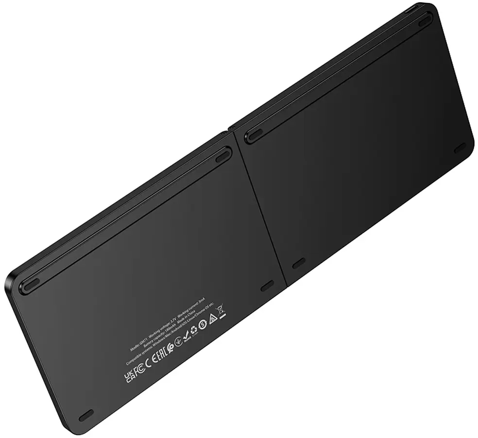 Faltbare Bluetooth-Tastatur HOCO GM71, Schwarz