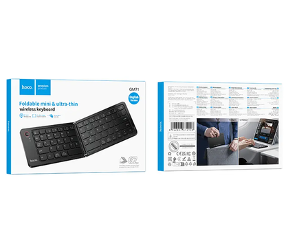 Faltbare Bluetooth-Tastatur HOCO GM71, Schwarz