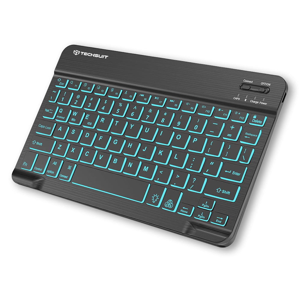 Techsuit WK1 Wireless Keyboard, RGB, Black