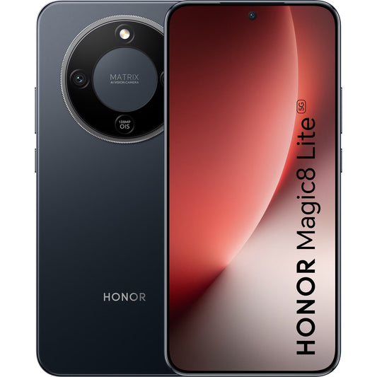 Honor Magic8 Lite 5G Dual SIM Mobiltelefon, 512GB, 8GB, Midnight Black 5109BYRB