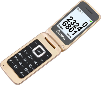 Mobiltelefon Olympia Luna Dual SIM, Gold 2212