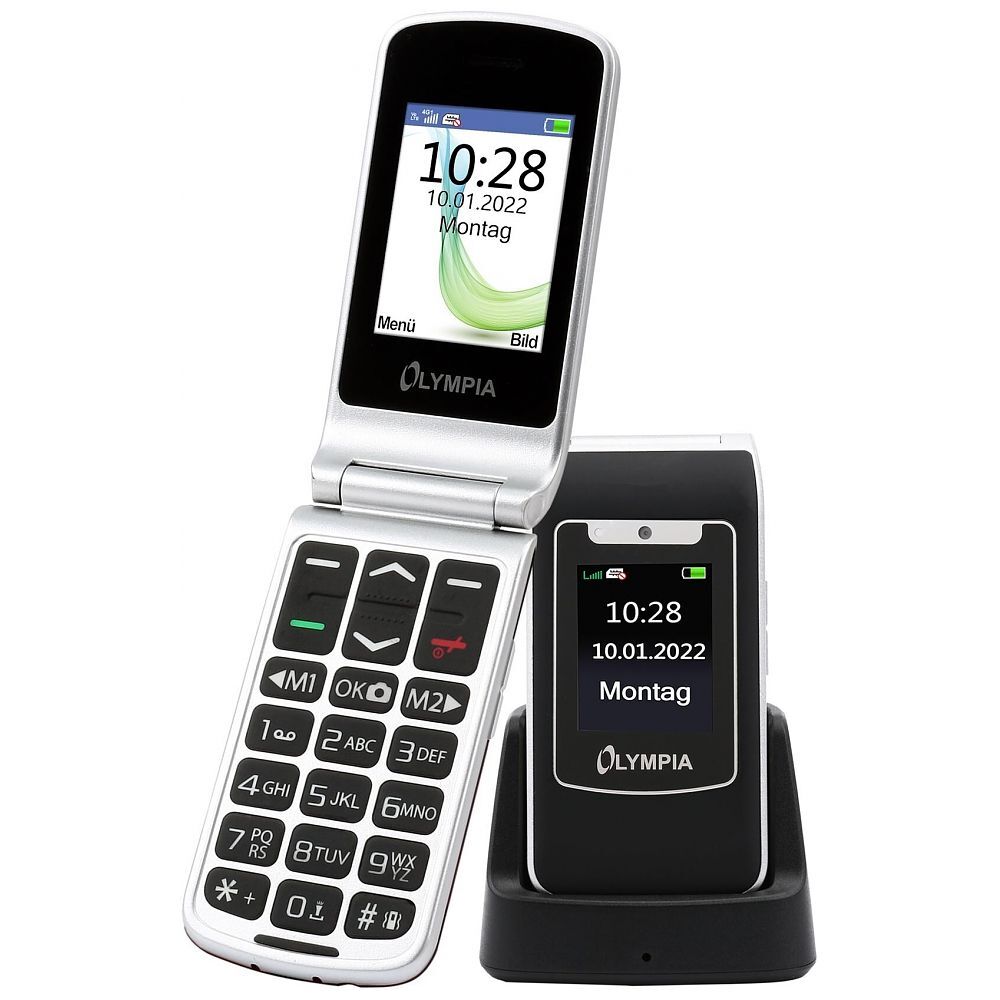 Mobiltelefon Olympia Style Duo, 48MB, Schwarz 2299