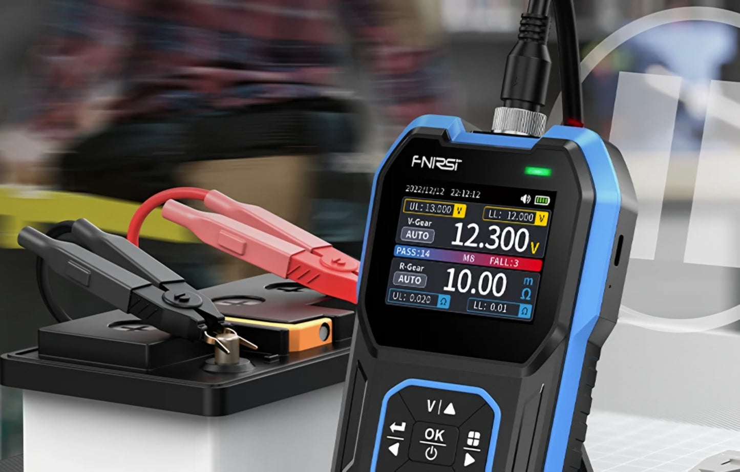 Tester Service Fnirsi HRM-10 zur Messung des Innenwiderstands und der Batteriespannung