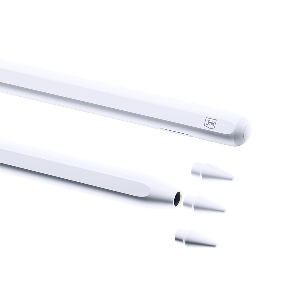 Touch Pen 3MK Wonder für Apple iPad, Aktive Version, Weiß