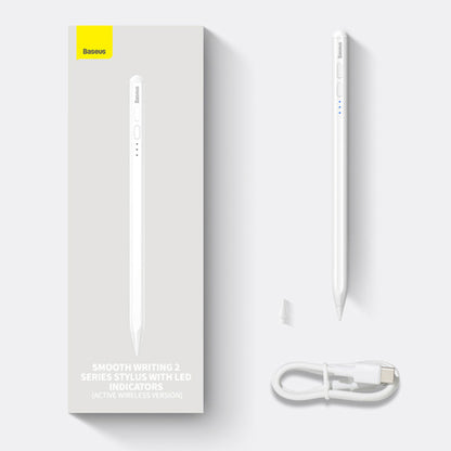 Touch Pen Baseus Smooth Writing 2 Series for Apple iPad, Active Version, White SXBC060402