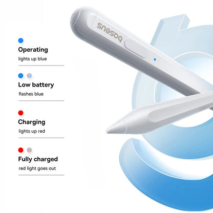 Touch Pen Baseus Smooth Writing 2 Series für Apple iPad, Aktive Wireless-Version, Weiß P80015802213-03