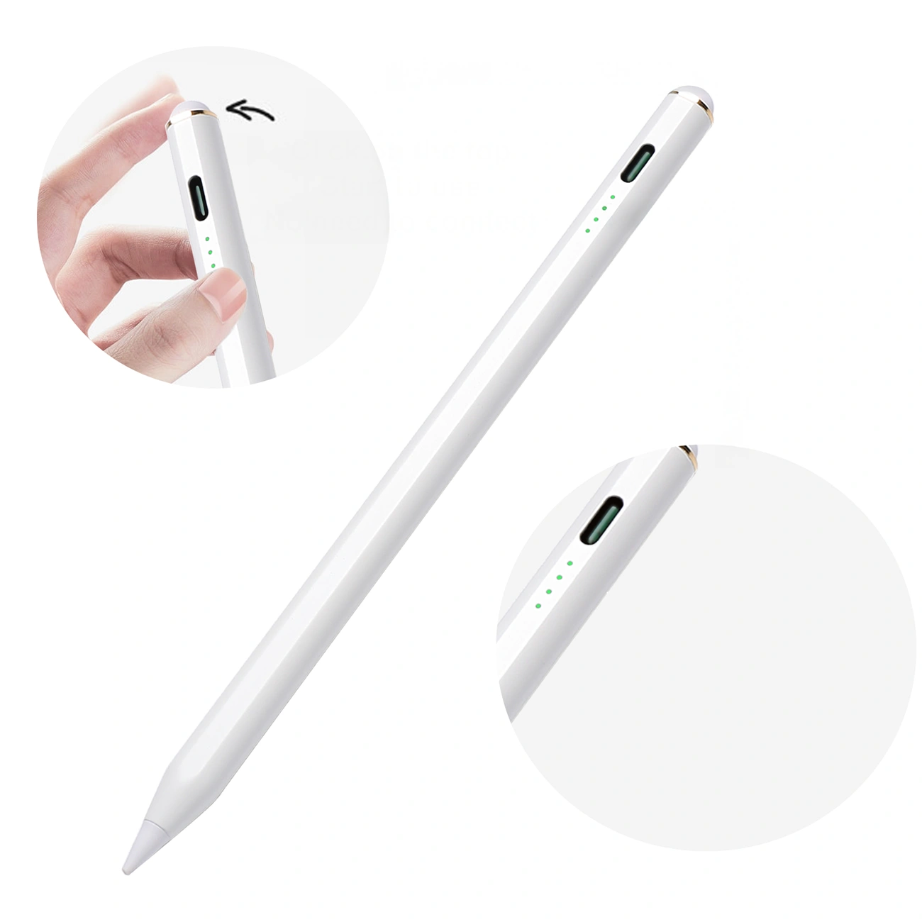 Touch Pen Joyroom JR-X9S für Apple iPad, Aktive Version, Weiß