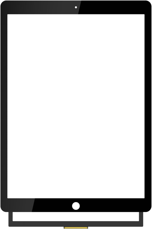 Touchscreen Forward Guard OCA für Apple iPad Pro 12.9 (2017), Schwarz