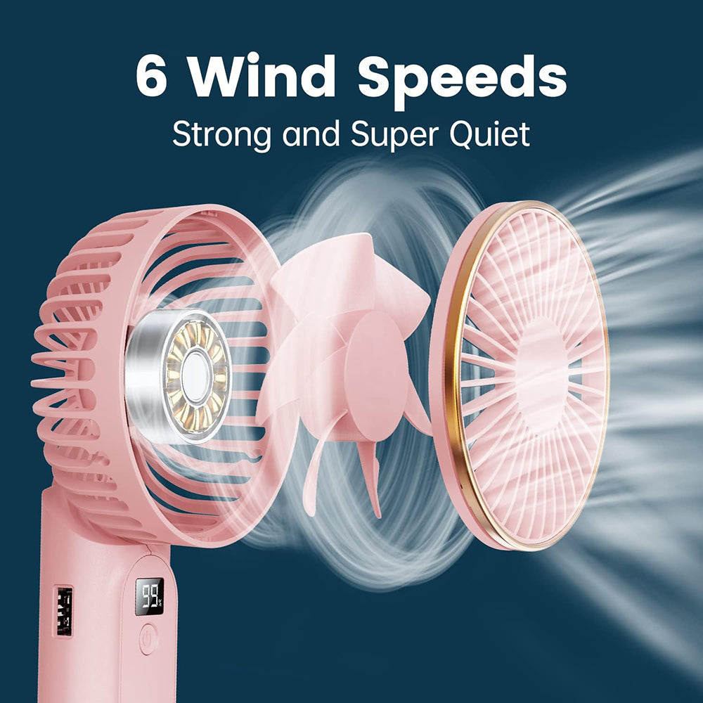 Tragbarer Ventilator Techsuit M12, Rosa