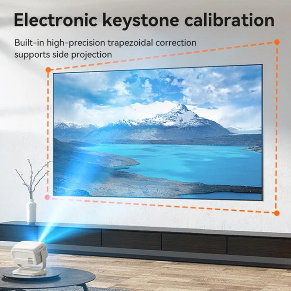 Videoprojektor Yesido TV13, 720P, 190ANSI, Android 9.0, Weiß